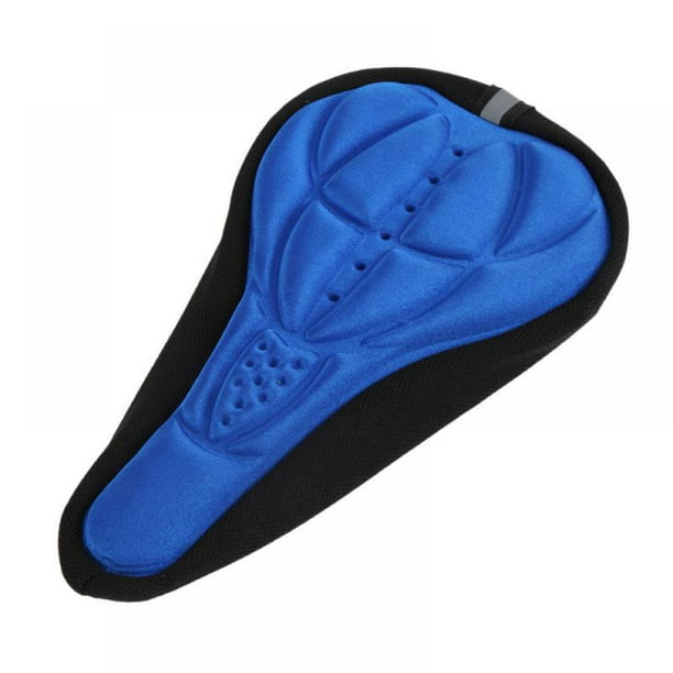 Bike Bicycle 3D Gel Silicone Saddle Seat Cover Pad Padded Soft Cushion Comfort